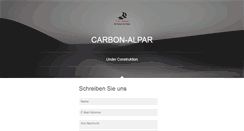 Desktop Screenshot of carbon-alpar.de