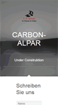 Mobile Screenshot of carbon-alpar.de