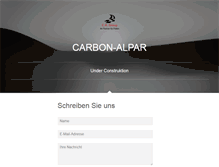 Tablet Screenshot of carbon-alpar.de